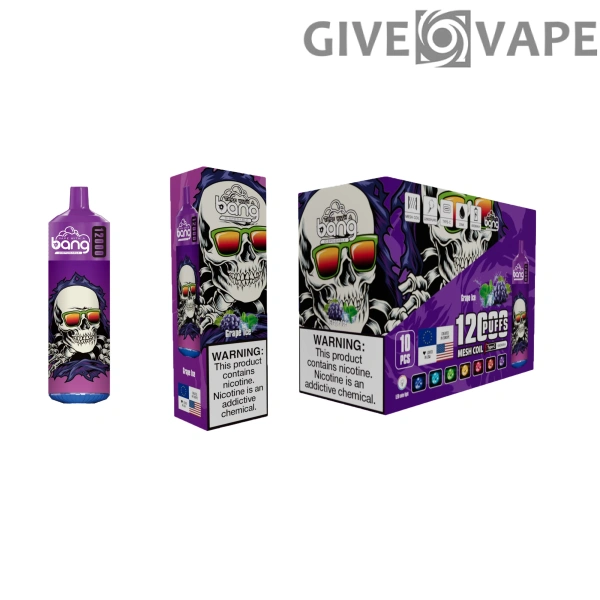 Bang 12000 Puffs 0% 2% 3% 5% Nabíjecí jednorázové vapes Pen s nízkým obsahem nikotinu Hromadně Koupit velkoobchod – GiveVape – 11