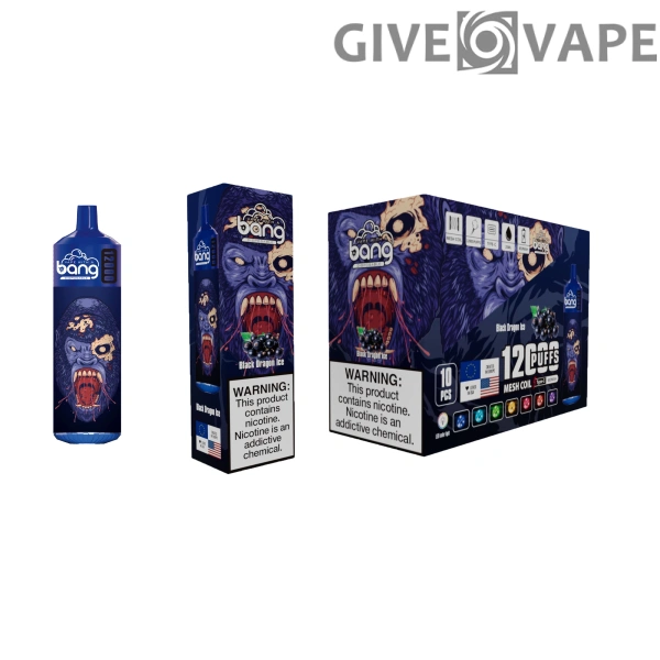 Bang 12000 Puffs 0% 2% 3% 5% Dobíjecí jednorázové vapes Pen s nízkým obsahem nikotinu Hromadně Koupit velkoobchod – GiveVape – 14
