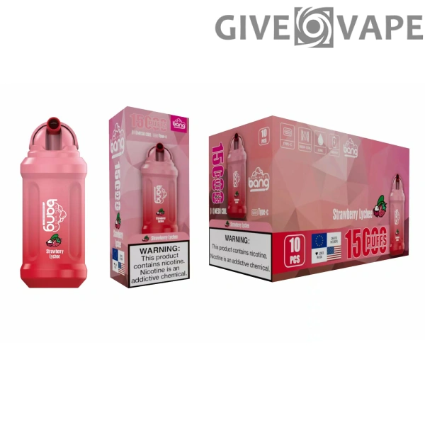 Bang 15000 Puffs 0% 2% 3% 5% wiederaufladbare Einweg-Vapes Pen mit niedrigem Nikotingehalt, Großpackung, Kauf im Großhandel – GiveVape – 5