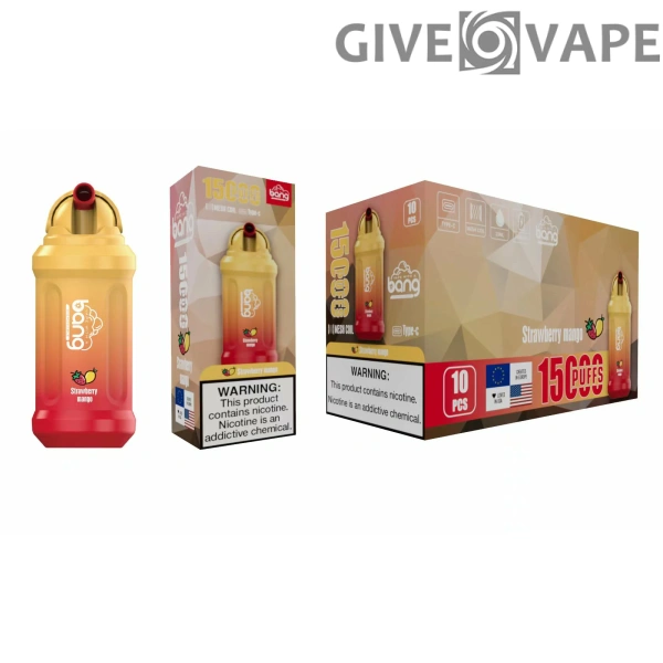 Bang 15000 Puffs 0% 2% 3% 5% wiederaufladbare Einweg-Vapes-Stifte mit niedrigem Nikotingehalt, Großverkauf – GiveVape – 6