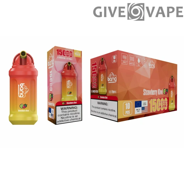Bang 15000 Puffs 0% 2% 3% 5% wiederaufladbare Einweg-Vapes Pen mit niedrigem Nikotingehalt, Großpackung, Kauf im Großhandel – GiveVape – 10
