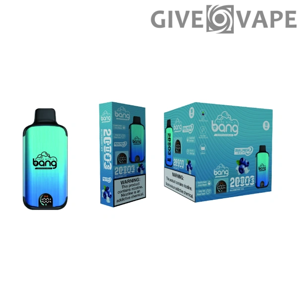 Bang Vape 20000 Puffs Dual Mesh 0% 2% 3% 5% LED-Anzeige mit niedrigem Nikotingehalt, wiederaufladbar, Großverkauf, Einweg-Vape-Stift im Großhandel kaufen – GiveVape – 2