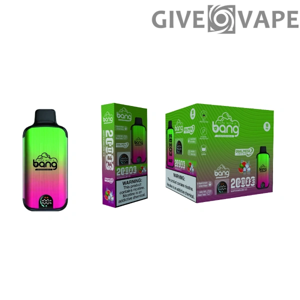 Bang Vape 20000 Puffs Dual Mesh 0% 2% 3% 5% LED-Anzeige mit niedrigem Nikotingehalt, wiederaufladbar, Großverkauf, Einweg-Vape-Stift im Großhandel kaufen – GiveVape – 3