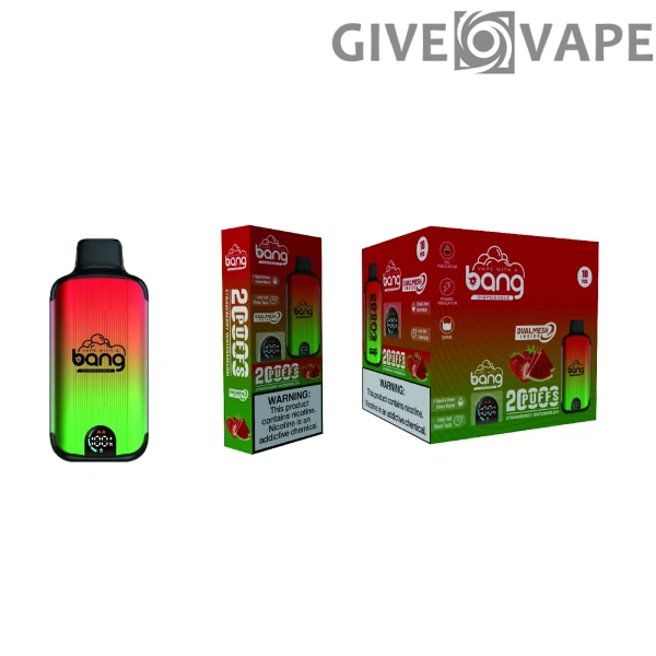 Bang Vape 20000 Puffs Dual Mesh 0% 2% 3% 5% LED-Anzeige mit niedrigem Nikotingehalt, wiederaufladbar, Großverkauf, Einweg-Vape-Stift im Großhandel kaufen – GiveVape – 4