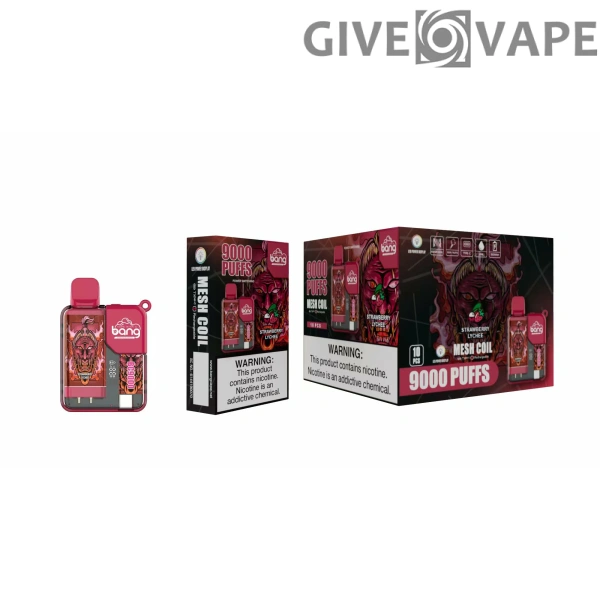 Bang BC 9000 Puffs 0% 2% 3% 5% Nikotinarm, wiederaufladbar, Einweg-Vapes, Pen, Großpackung, Großhandel kaufen – GiveVape – 8