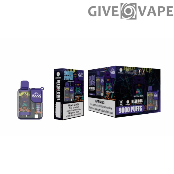 Bang BC 9000 Puffs 0% 2% 3% 5% Nikotinarm, wiederaufladbar, Einweg-Vapes, Pen, Großpackung, Großhandel kaufen – GiveVape – 10