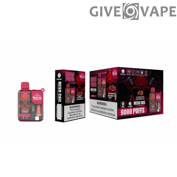 Bang BC 9000 Puffs 0% 2% 3% 5% Nikotinarm, wiederaufladbar, Einweg-Vapes, Pen, Großpackung, Großhandel kaufen – GiveVape – 4