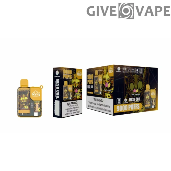 Bang BC 9000 Puffs 0% 2% 3% 5% Nikotinarm, wiederaufladbar, Einweg-Vapes, Pen, Großpackung, Großhandel kaufen – GiveVape – 7