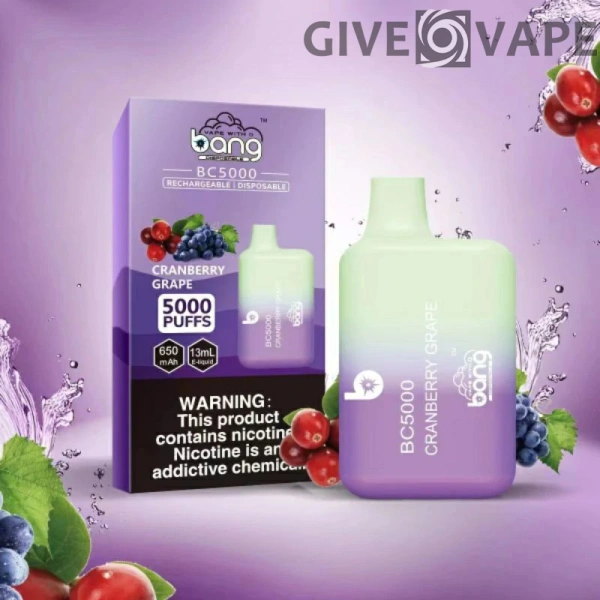 Bang BC 5000 Puffs 0% 2% 3% 5% Nikotinarm, wiederaufladbar, Einweg-Vapes, Pen, Großpackung, Großhandel kaufen – GiveVape – 5