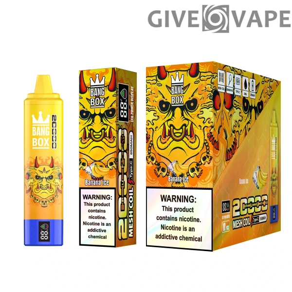 Bang Box 20000 Puffs 0% 2% 3% 5% Nikotinarm, wiederaufladbar, Großpackung, Einweg-Vape-Pen im Großhandel kaufen – GiveVape – 4