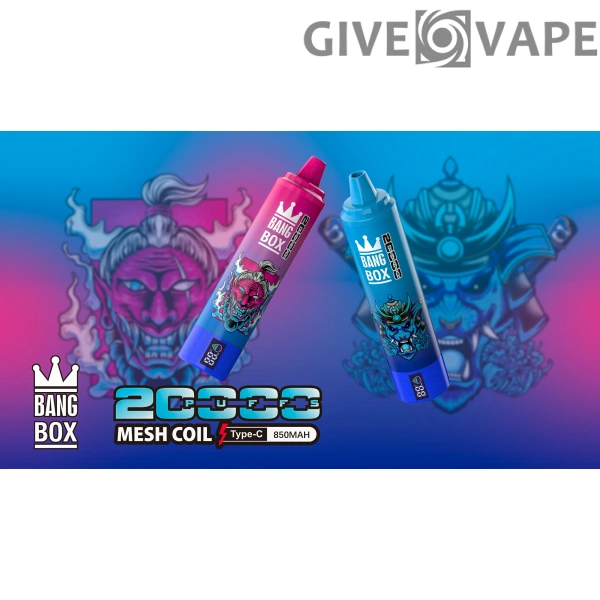 Bang Box 20000 Puffs 0% 2% 3% 5% Nikotinarm, wiederaufladbar, Großpackung, Einweg-Vape-Stift im Großhandel kaufen – GiveVape – 1