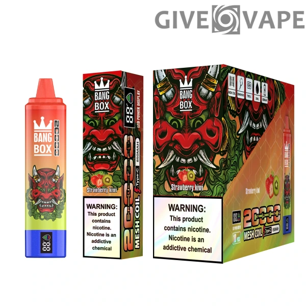 Bang Box 20000 Puffs 0% 2% 3% 5% Nikotinarm, wiederaufladbar, Großpackung, Einweg-Vape-Pen im Großhandel kaufen – GiveVape – 5