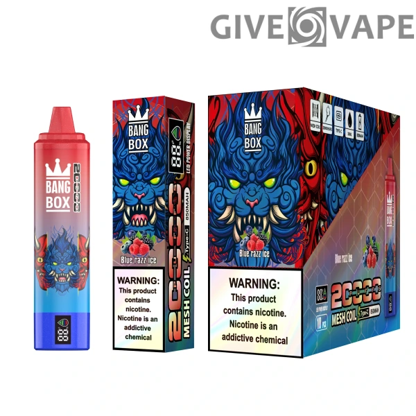 Bang Box 20000 Puffs 0% 2% 3% 5% Nikotinarm, wiederaufladbar, Großpackung, Einweg-Vape-Pen im Großhandel kaufen – GiveVape – 8