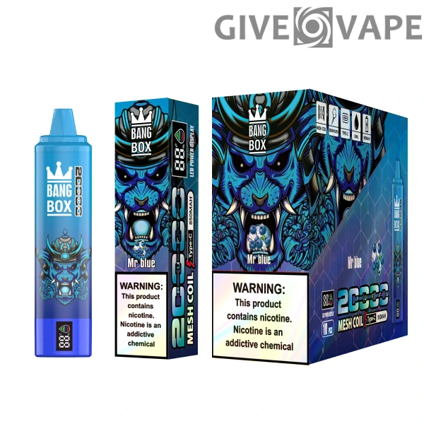 Bang Box 20000 Puffs 0% 2% 3% 5% Nikotinarm, wiederaufladbar, Großpackung, Einweg-Vape-Pen im Großhandel kaufen – GiveVape – 9