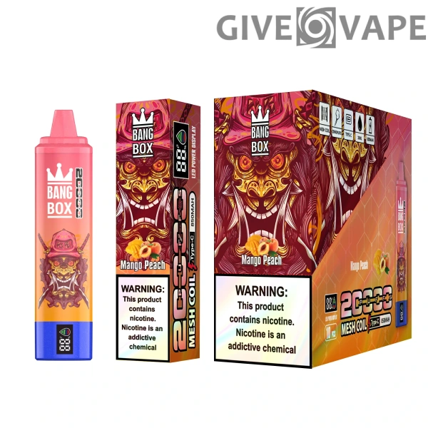 Bang Box 20000 Puffs 0% 2% 3% 5% Nikotinarm, wiederaufladbar, Großpackung, Einweg-Vape-Stift im Großhandel kaufen – GiveVape – 11