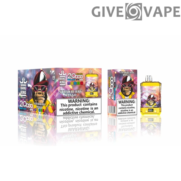 Bang King Double Crystal 20000 Puffs 0% 2% 3% 5% Nikotinarm, wiederaufladbar, Einweg-Vapes, Pen, Großpackung, Großhandel kaufen – GiveVape – 13