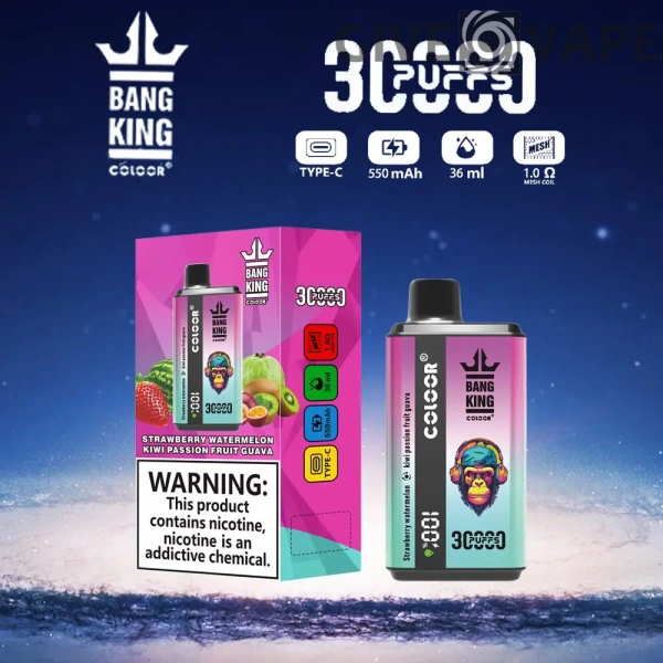 Bang King 30000 Puffs Double Flavour 0% 2% 3% 5% Nikotinarm, wiederaufladbar, Einweg-Vapes, Pen, Großpackung, Großhandel kaufen – GiveVape – 10