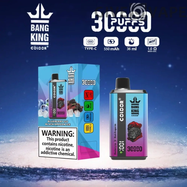 Bang King 30000 Puffs Double Flavour 0% 2% 3% 5% Nikotinarm, wiederaufladbar, Einweg-Vapes, Pen, Großpackung, Großhandel kaufen – GiveVape – 12
