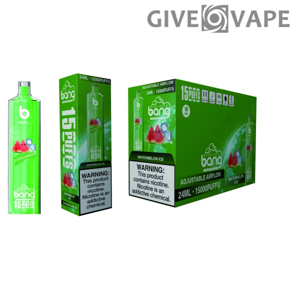 Bang Tn 15000XXL Puffs SHISHA 0% 2% 3% 5% Nikotinarm, wiederaufladbar, Einweg-Vapes, Pen, Großpackung, Großhandel kaufen – GiveVape – 12