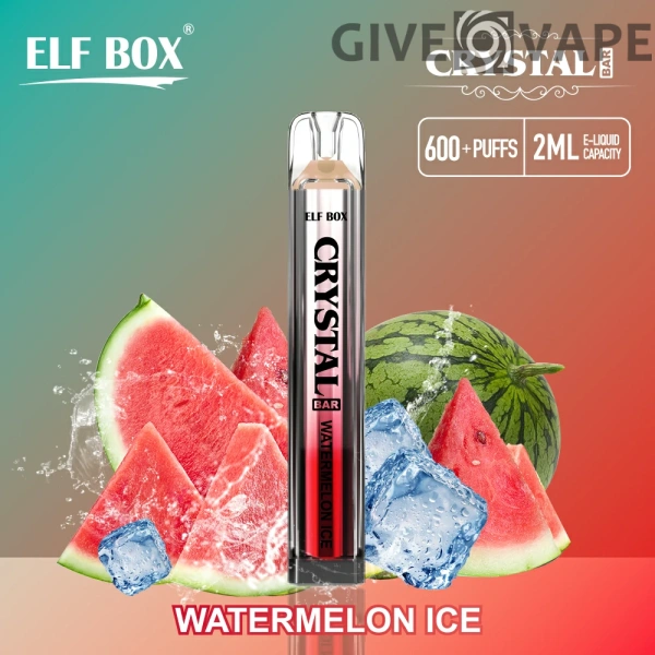 ELF BOX CRYSTAL BAR 600 Puffs 0% 2% 5% Nikotin wiederaufladbar Einweg-Vape Großverkauf im Großhandel - GiveVape - 2
