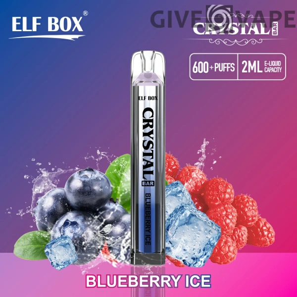 ELF BOX CRYSTAL BAR 600 Puffs 0% 2% 5% Nikotin wiederaufladbar Einweg-Vape Großkauf im Großhandel - GiveVape - 4