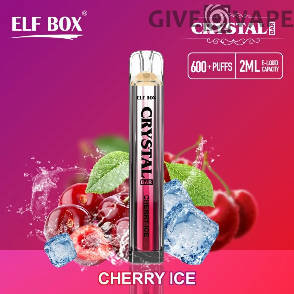 ELF BOX CRYSTAL BAR 600 Puffs 0% 2% 5% Nikotin wiederaufladbar Einweg-Vape Großverkauf im Großhandel - GiveVape - 5