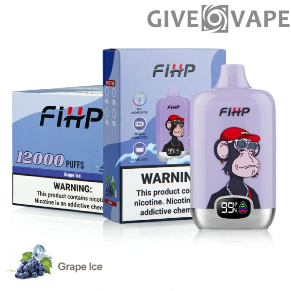 FIHP 12000 Puffs 2% 5% Nikotinarm, wiederaufladbar, Einweg-Vapes, Pen, Großpackung, Großhandel kaufen – GiveVape – 4