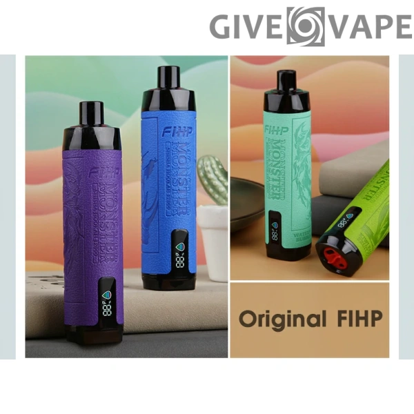 FIHP Shisha Hookah 12000 Puffs Monster Low Nicotine Wiederaufladbare Einweg-Vapes Pen Bulk Buy Wholesale - GiveVape - 13