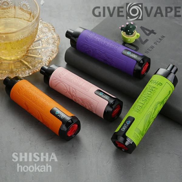 FIHP Shisha Hookah 12000 Puffs Monster Low Nicotine Wiederaufladbare Einweg-Vapes Pen Bulk Buy Wholesale - GiveVape - 1