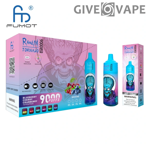 RandM Tornado 9000 PRO Puffs 0% 2% 3% 5% Nikotinarm, Großpackung, wiederaufladbarer Einweg-Vaporizer im Großhandel kaufen – GiveVape – 7