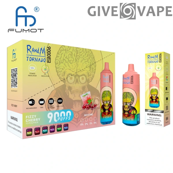 RandM Tornado 9000 PRO Puffs 0% 2% 3% 5% Nikotinarm, Großpackungen, wiederaufladbare Einweg-Vapes im Großhandel kaufen – GiveVape – 11