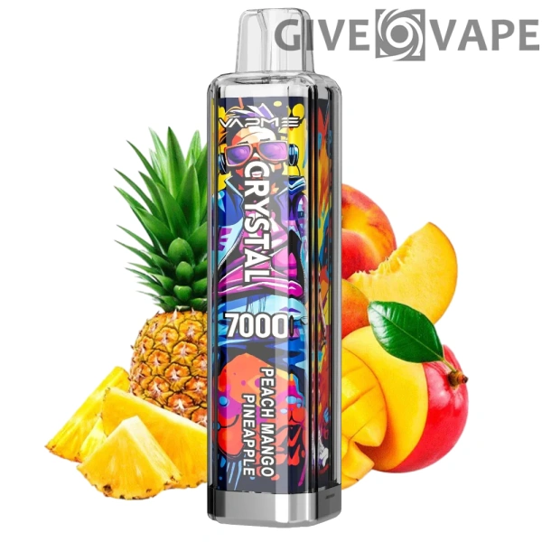 Vapme Crystal 7000 Puffs 2% 5% Nikotin wiederaufladbare Einweg-Vapes Großkauf Großhandel - GiveVape - 4
