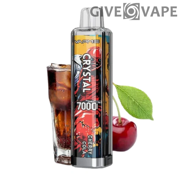 Vapme Crystal 7000 Puffs 2% 5% Nikotin wiederaufladbare Einweg-Vapes Großkauf Großhandel - GiveVape - 7