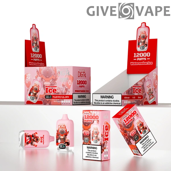 Vapme Digital 12000 Puffs 2% 5% Nikotin wiederaufladbare Einweg-Vapes Großkauf Großhandel - GiveVape - 1