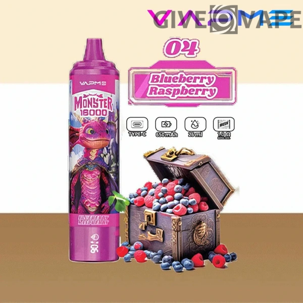 Vapme Monster 16000 Puffs 2% 5% Nikotin wiederaufladbare Einweg-Vapes Großkauf Großhandel - GiveVape - 8