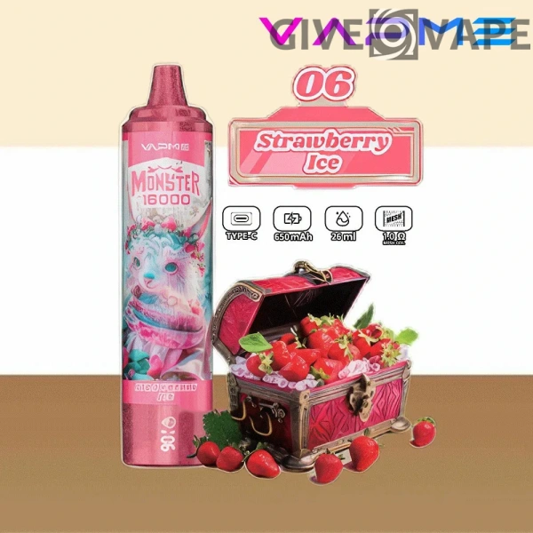 Vapme Monster 16000 Puffs 2% 5% Nikotin wiederaufladbare Einweg-Vapes Großkauf Großhandel - GiveVape - 2