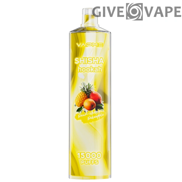 Vapme Shisha Hookah 15000 Puffs 0% 2% Nicotine Rechargeable Disposable Vapes Bulk buy Wholesale - GiveVape - 5