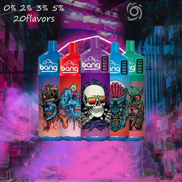 Bang 12000 Puffs 0% 2% 3% 5% Nabíjecí jednorázové vapes Pen s nízkým obsahem nikotinu Hromadně Koupit velkoobchod – GiveVape – 1