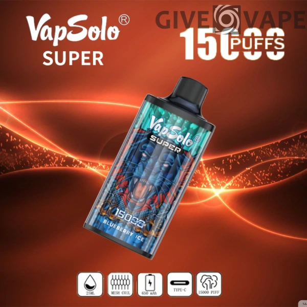 Vapsolo Super 15000 Puffs 2% 5% Niedriger Nikotingehalt Großpackung Kaufen Sie wiederaufladbare Einweg-Vapes-Stifte im Großhandel - GiveVape - 13