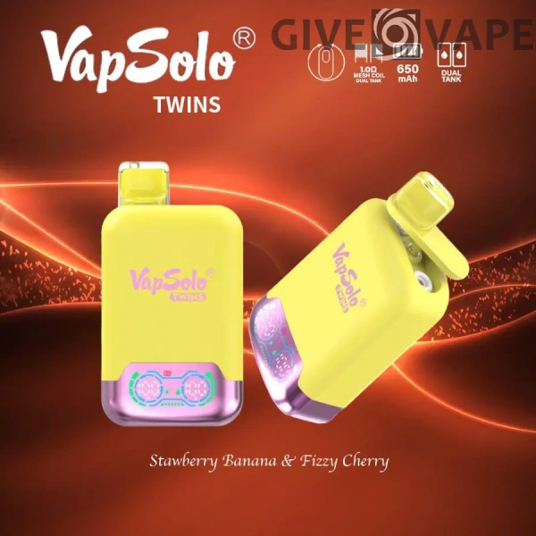 VapSolo Twins 20000 Puffs 2% 5% Low Nicotine Rechargeable Disposable Vapes Pen Bulk Buy Wholesale - GiveVape - 7