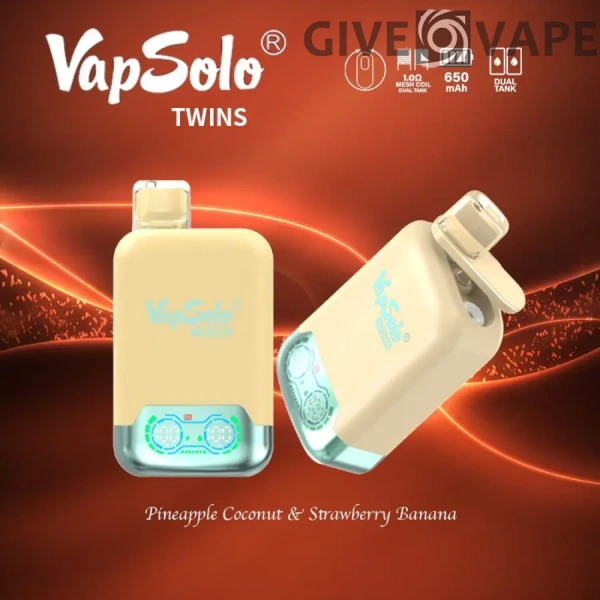 VapSolo Twins 20000 Puffs 2% 5% Low Nicotine Rechargeable Disposable Vapes Pen Bulk Buy Wholesale - GiveVape - 8