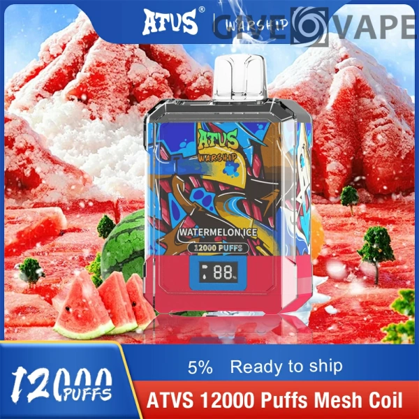 Atvs Warship 12000 Puffs 5% Nikotinarm, wiederaufladbar, Einweg-Vapes, Pen, Großpackung, Großhandel kaufen – GiveVape – 9