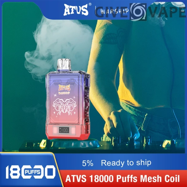 Atvs Warship 18000 Puffs 5% Nikotinarm, wiederaufladbar, Einweg-Vapes, Pen, Großpackung, Großhandel kaufen – GiveVape – 2