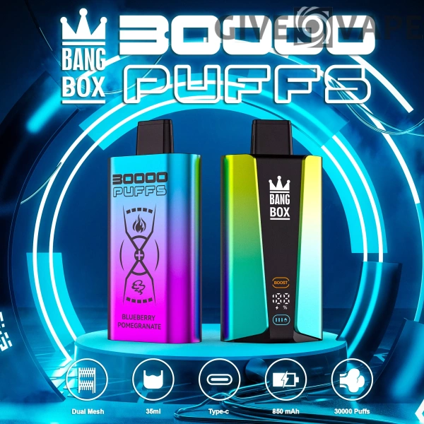 Bang Box 30000 Puffs Dual Mesh 0% 2% 3% 5% Nízkonikotinové dobíjecí jednorázové vapes Pen Hromadně Koupit velkoobchod – GiveVape – 1