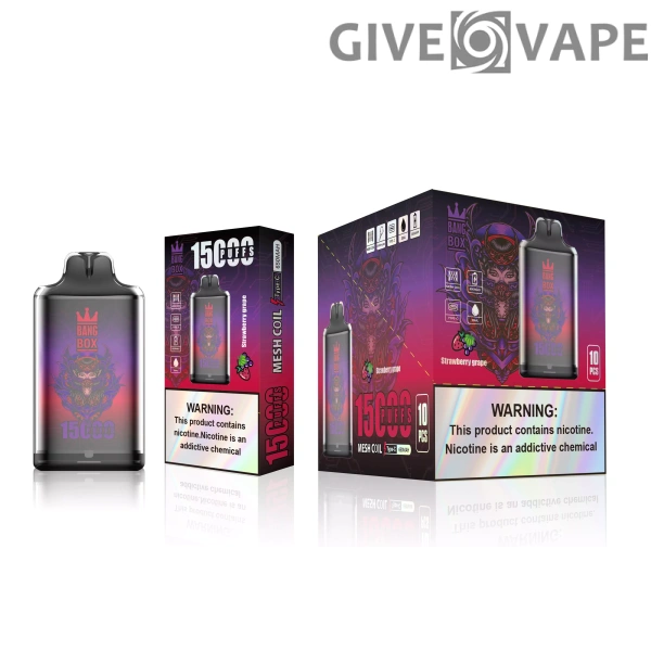 Bang Box S1 15000 Puffs 0% 2% 3% 5% Nikotinarm, wiederaufladbar, Einweg-Vapes, Pen, Großpackung, Großhandel kaufen – GiveVape – 2