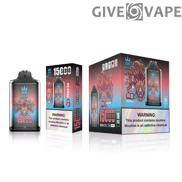 Bang Box S1 15000 Puffs 0% 2% 3% 5% Nikotinarm, wiederaufladbar, Einweg-Vapes, Pen, Großpackung, Großhandel kaufen – GiveVape – 11