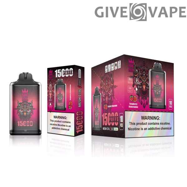 Bang Box S1 15000 Puffs 0% 2% 3% 5% Nikotinarm, wiederaufladbar, Einweg-Vapes, Pen, Großpackung, Großhandel kaufen – GiveVape – 8