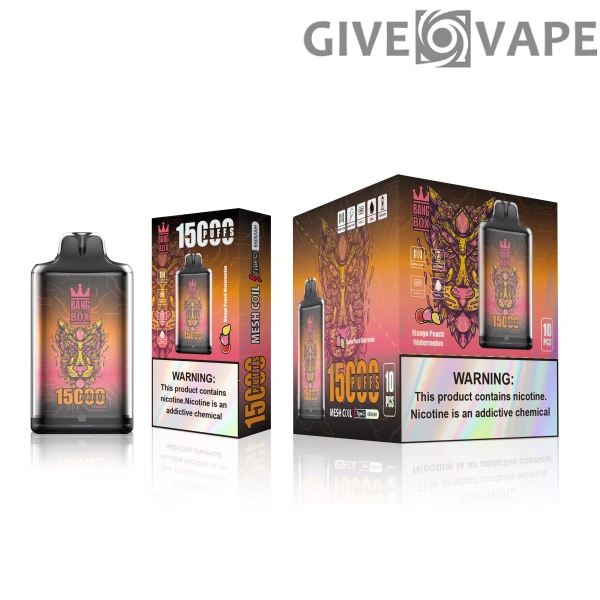 Bang Box S1 15000 Puffs 0% 2% 3% 5% Nikotinarm, wiederaufladbar, Einweg-Vapes, Pen, Großpackung, Großhandel kaufen – GiveVape – 6