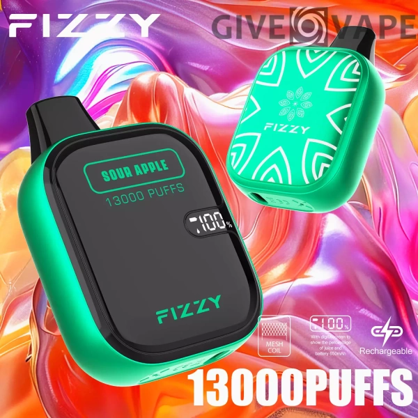 Fizzy Boom 13000 Puffs 2% 5% Nikotinarm, wiederaufladbar, Einweg-Vapes, Pen, Großpackung, Großhandel kaufen – GiveVape – 5