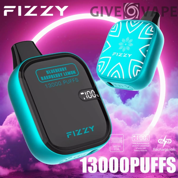 Fizzy Boom 13000 Puffs 2% 5% Nikotinarm, wiederaufladbar, Einweg-Vapes, Pen, Großpackung, Großhandel kaufen – GiveVape – 3